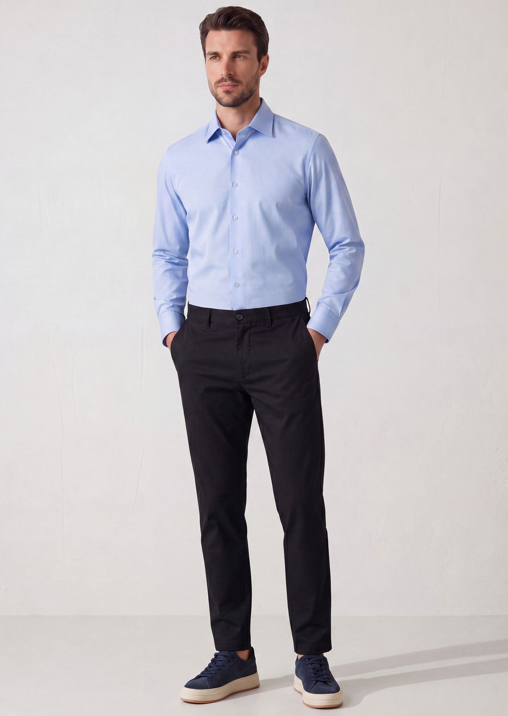 Light Blue Long Sleeve Shirt
