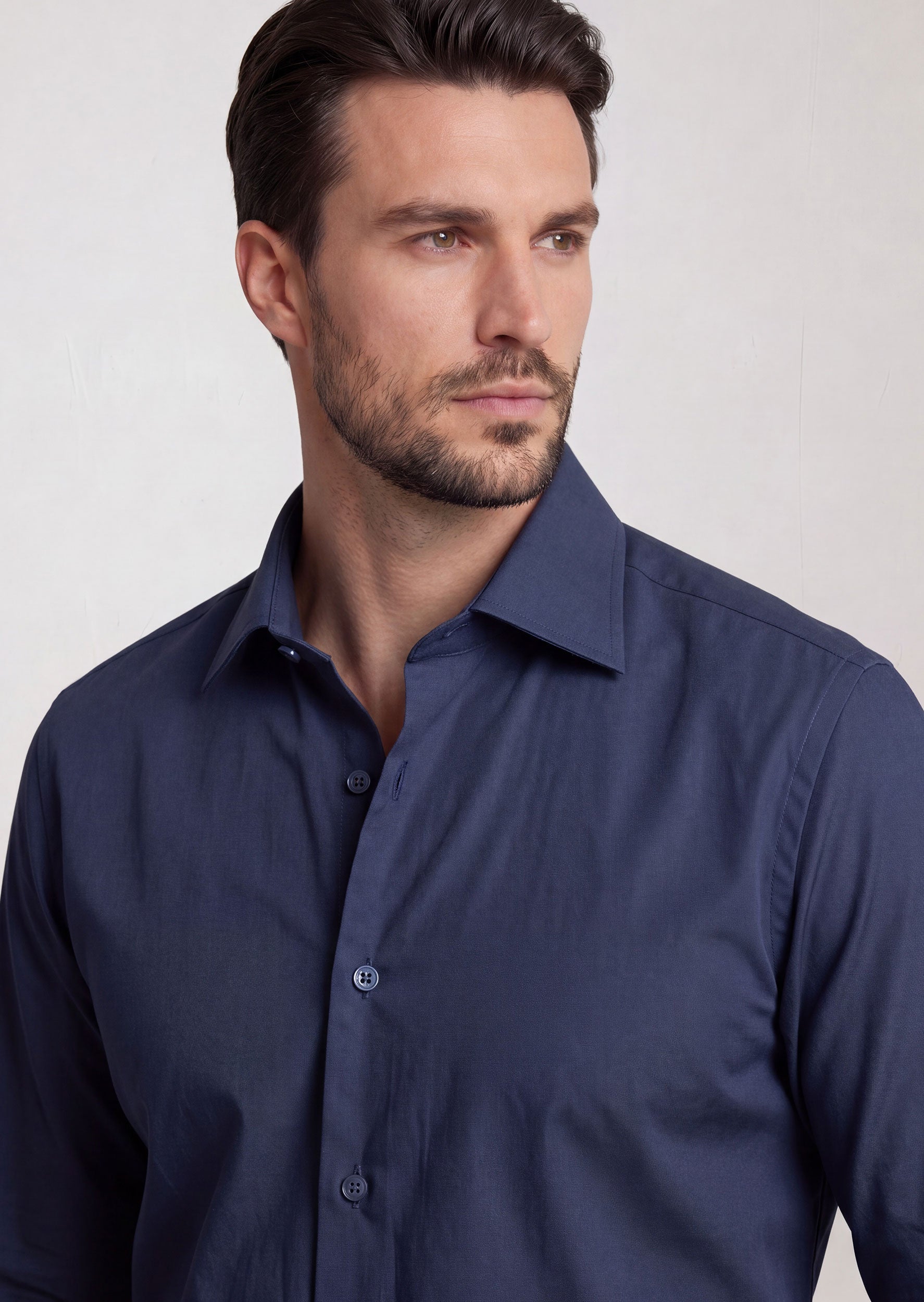 Dark Navy Long Sleeve Shirt