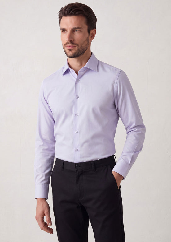 Dark Lilac Long Sleeve Shirt