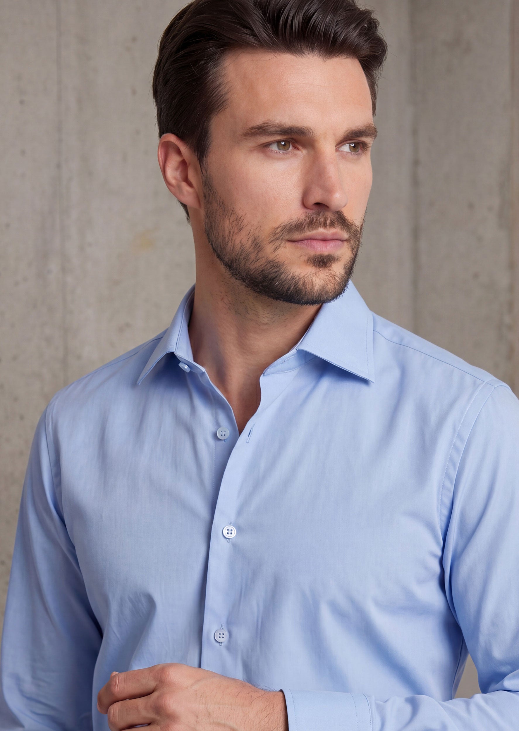 Dark Blue Long Sleeve Shirt