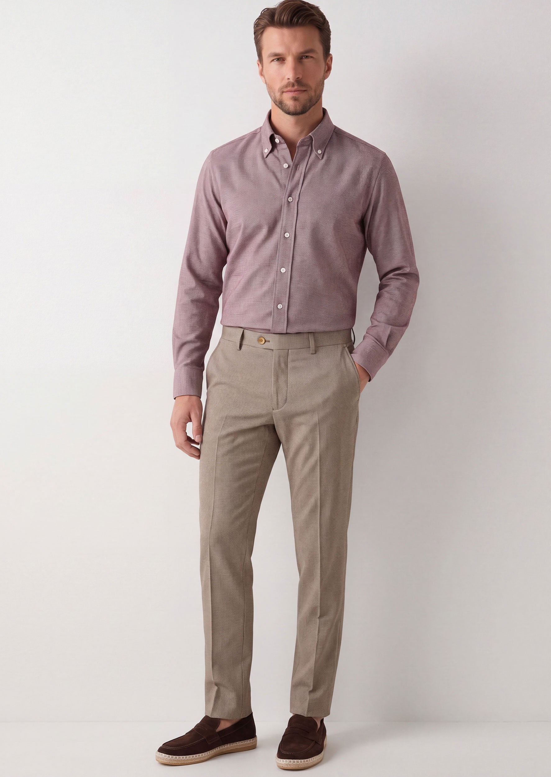 Brown Long Sleeve Shirt