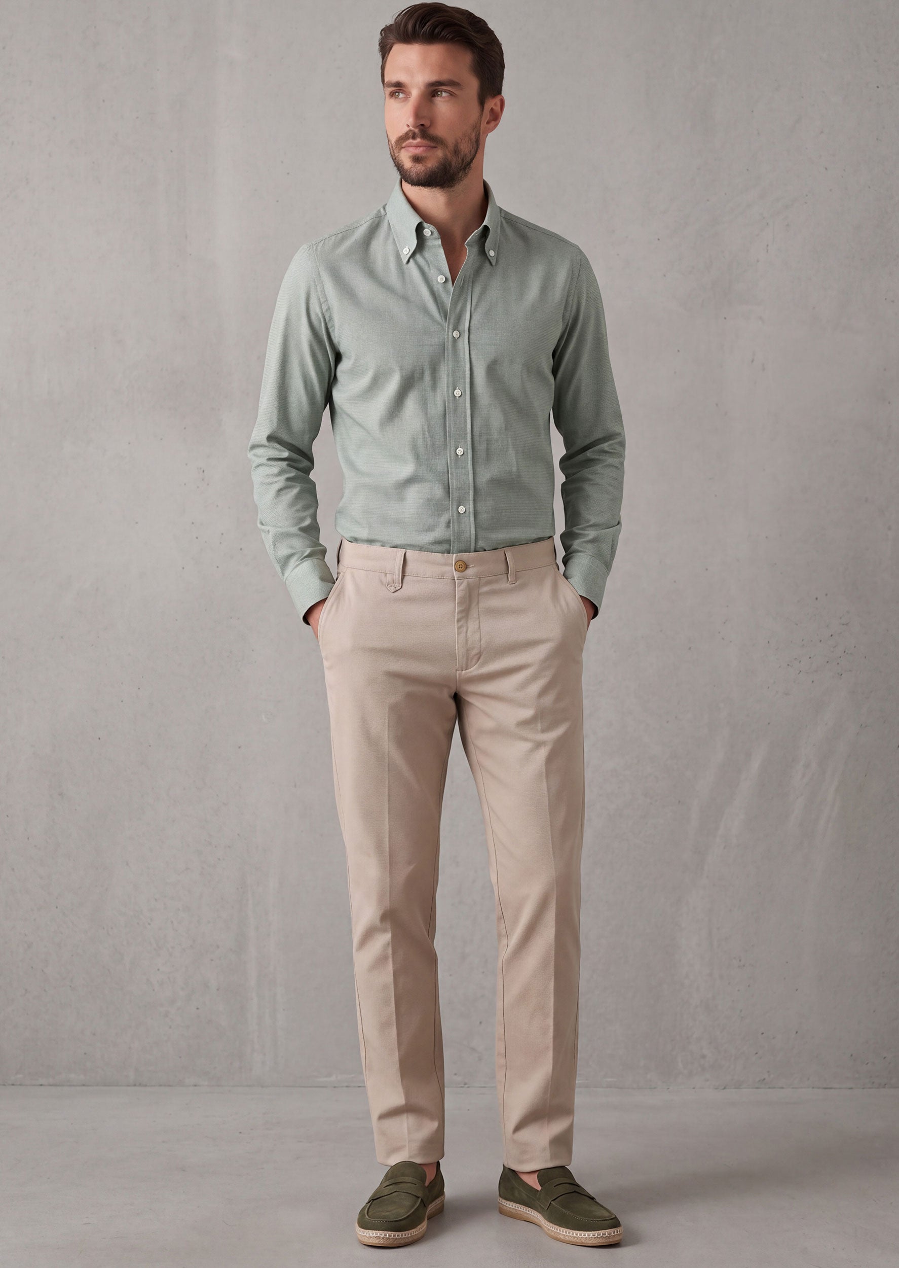 Green Long Sleeve Shirt