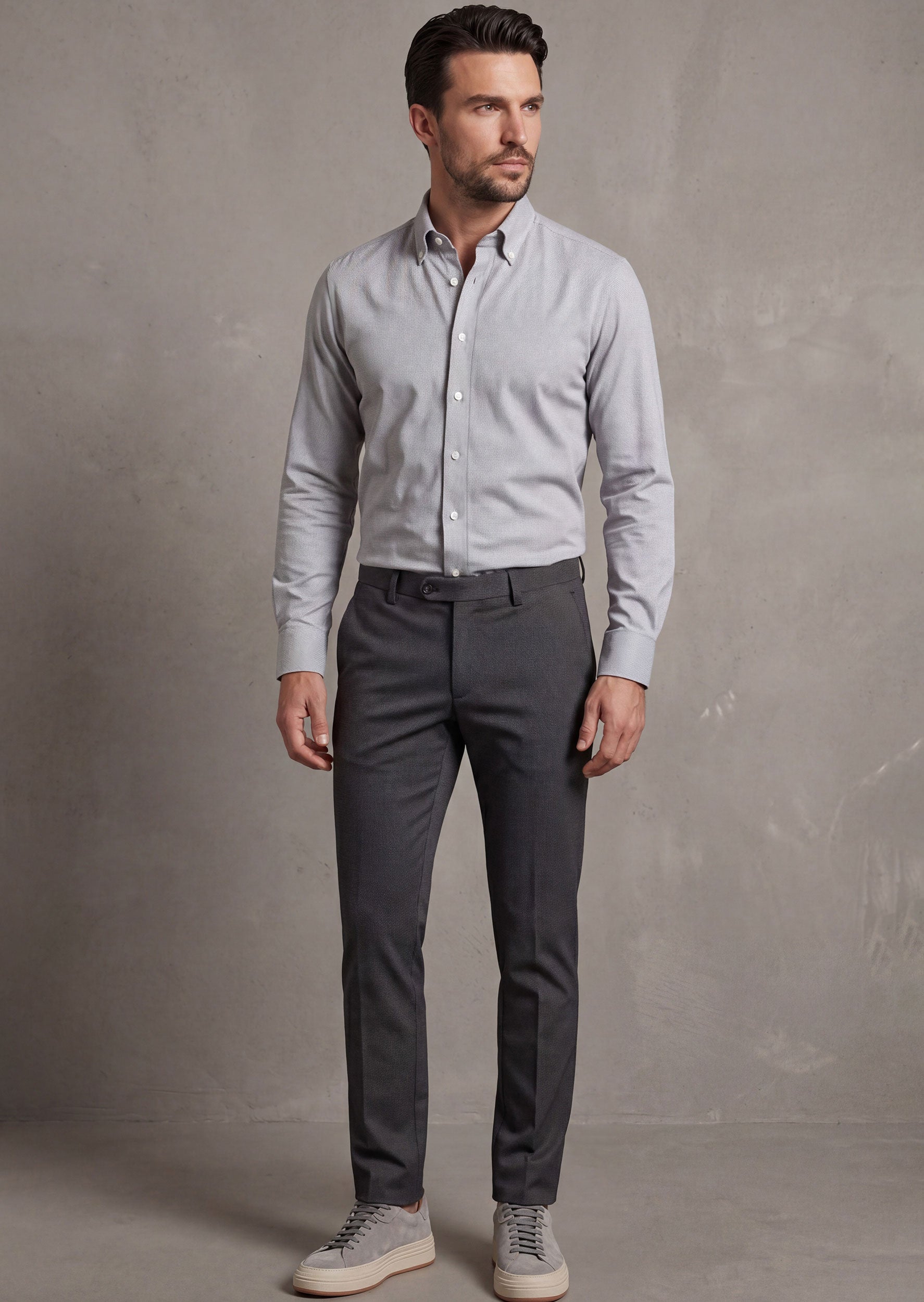 Grey Long Sleeve Shirt