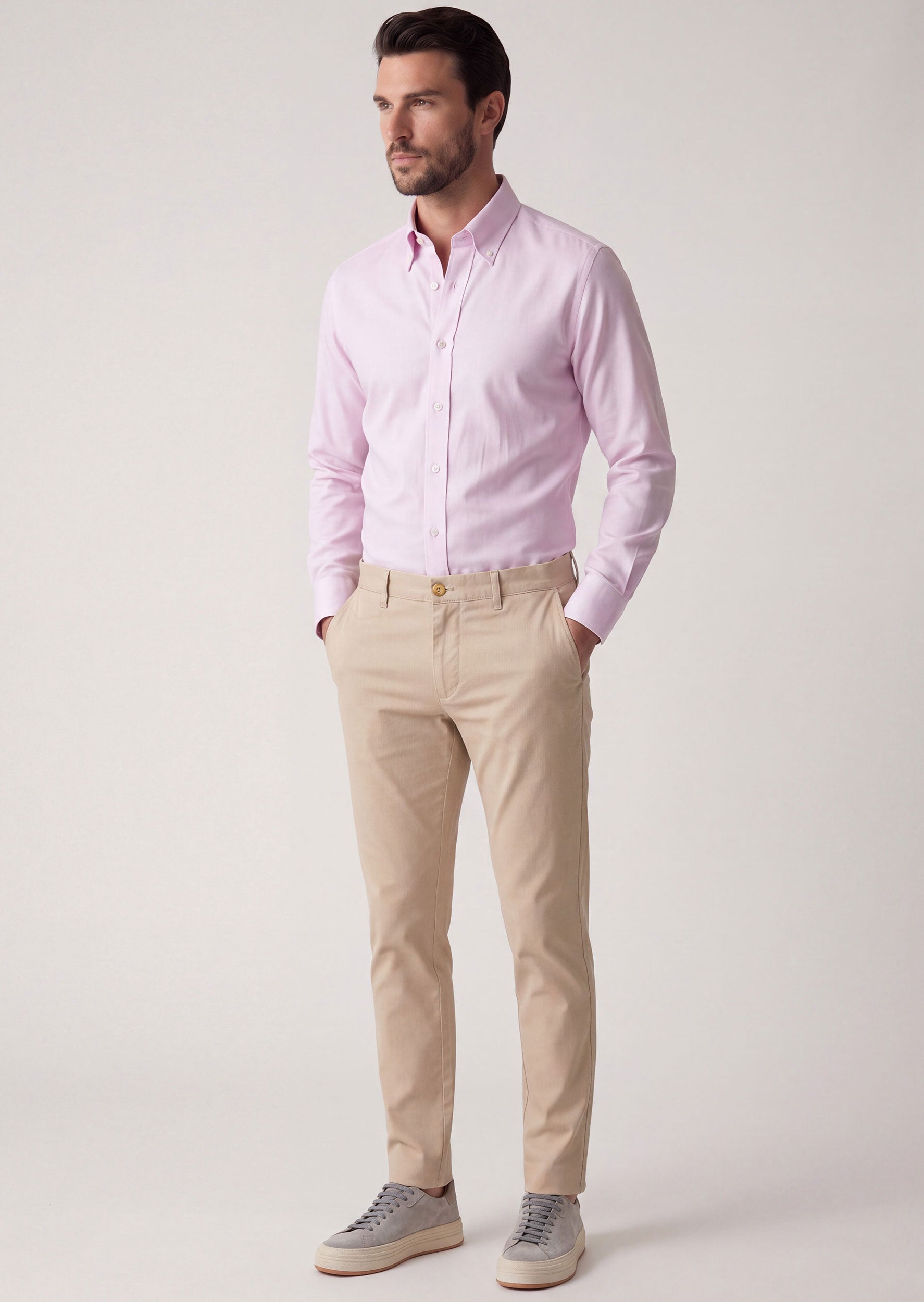 Light Pink Long Sleeve Shirt