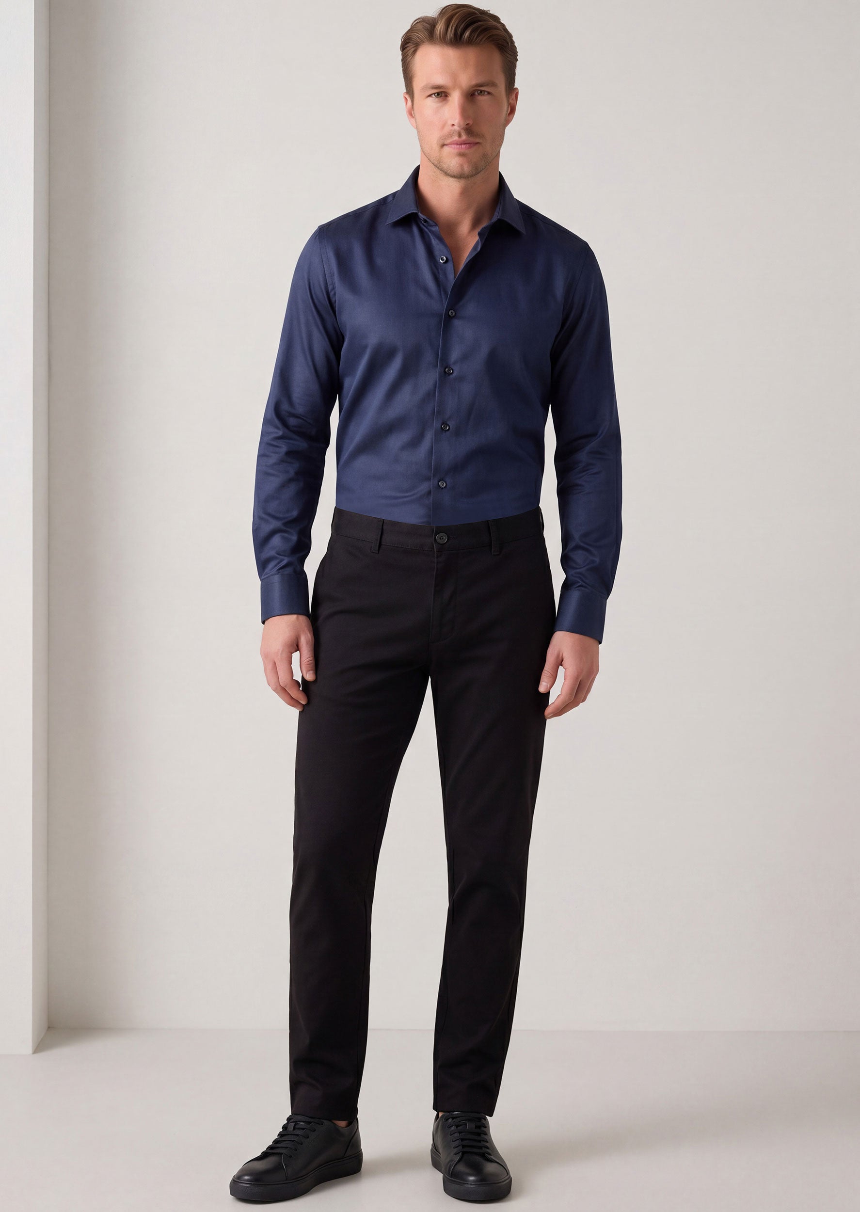 Navy Long Sleeve Shirt
