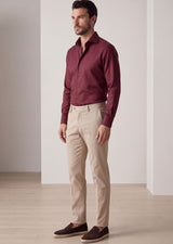 Burgundy Long Sleeve Shirt
