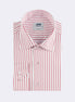 White - Burgundy Long Sleeve Shirt