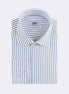 White - Navy Long Sleeve Shirt