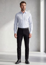 White - Blue Long Sleeve Shirt