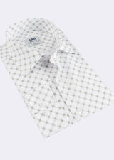 White - Green Long Sleeve Shirt