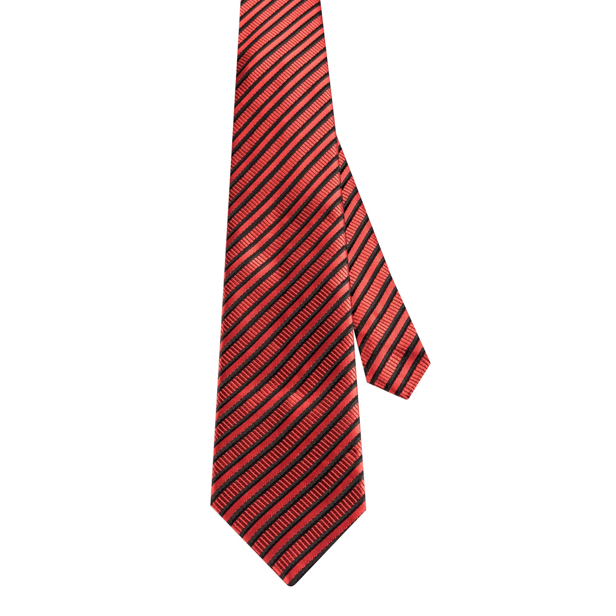 Standard Fit Red Patterned Tie