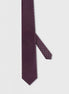 Standard Fit Purple Patterned Tie