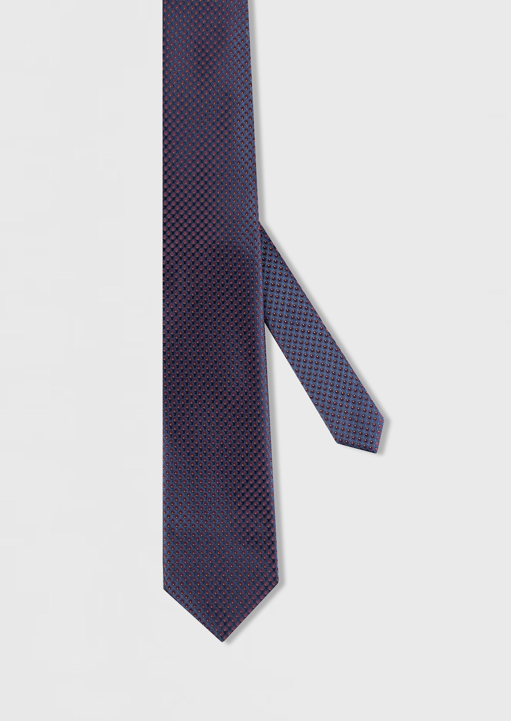 Standard Fit Purple Patterned Tie