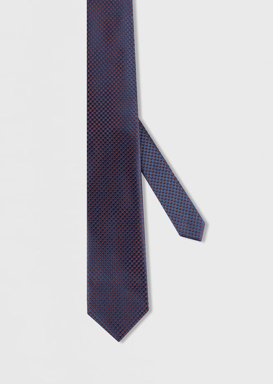 Standard Fit Purple Patterned Tie