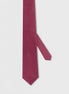 Standard Fit Burgundy Patterned Tie