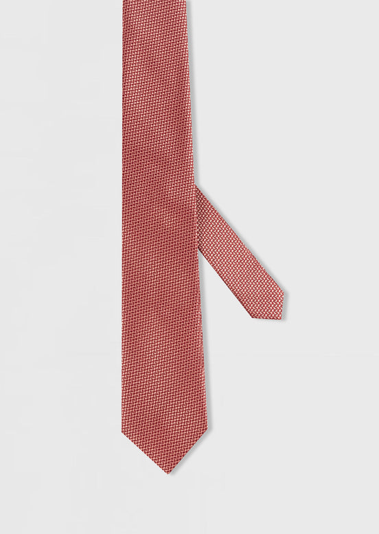 Burgundy Patterned Tie