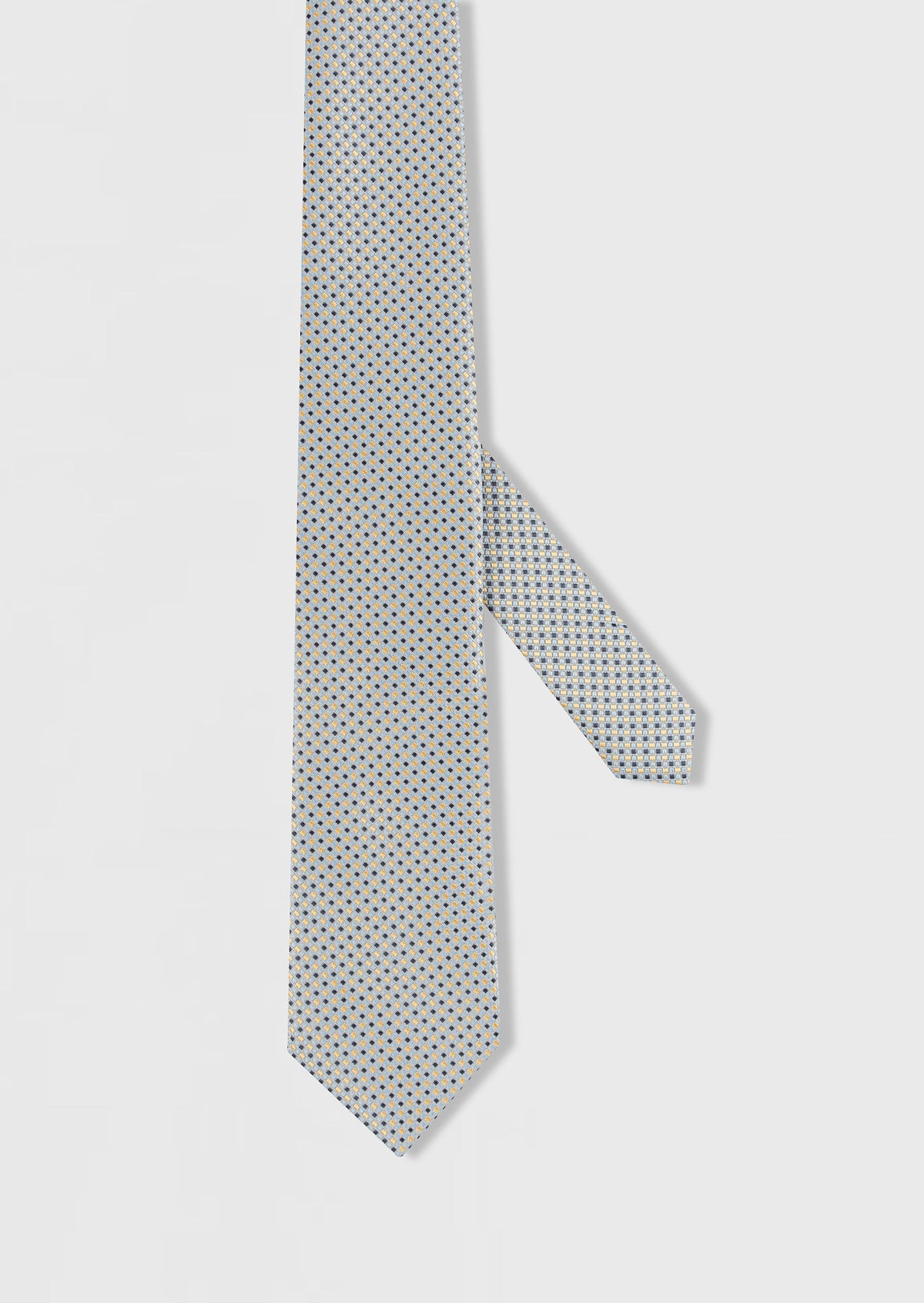 Standard Fit Blue Patterned Tie