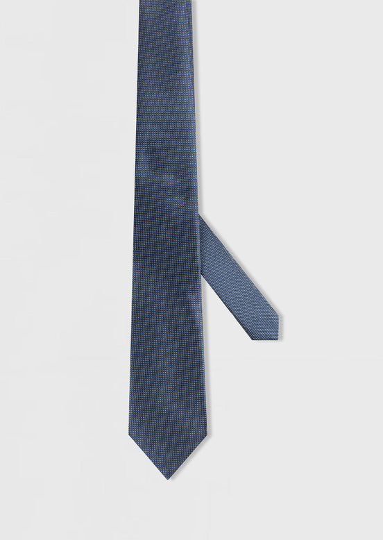 Navy Patterned Tie
