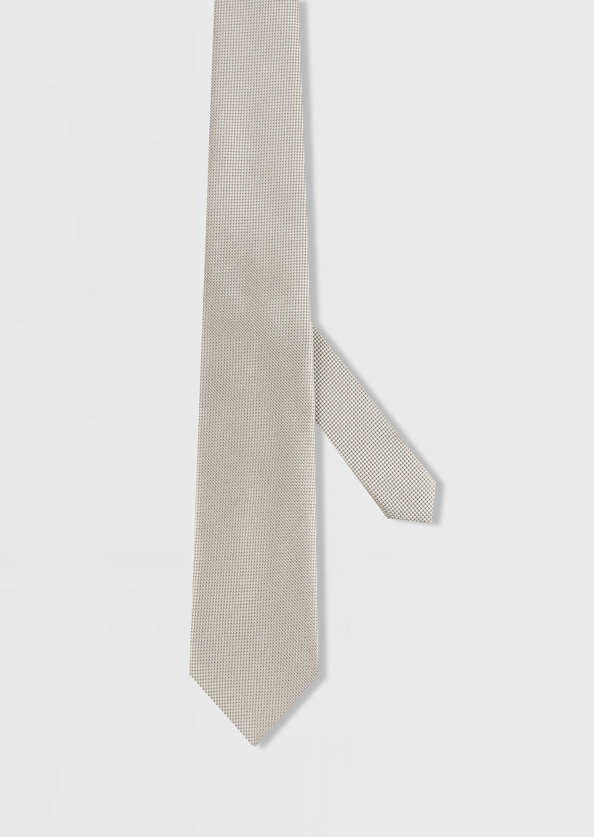 Grey Patterned Tie