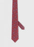 Standard Fit Dark Burgundy Patterned Tie