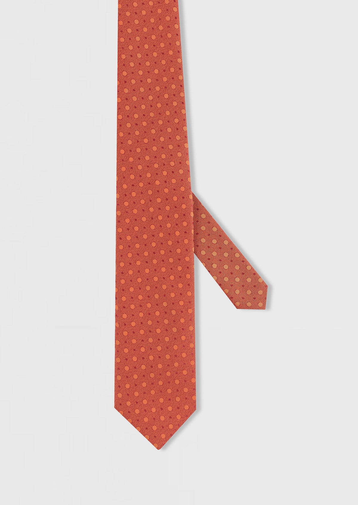 Orange Patterned Tie