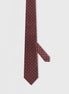 Black - Burgundy Patterned Tie