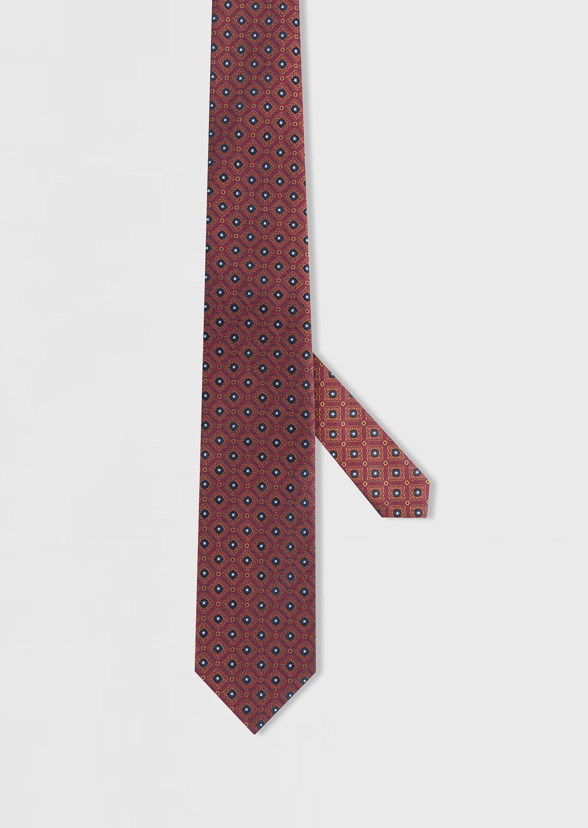 Burgundy Patterned Tie