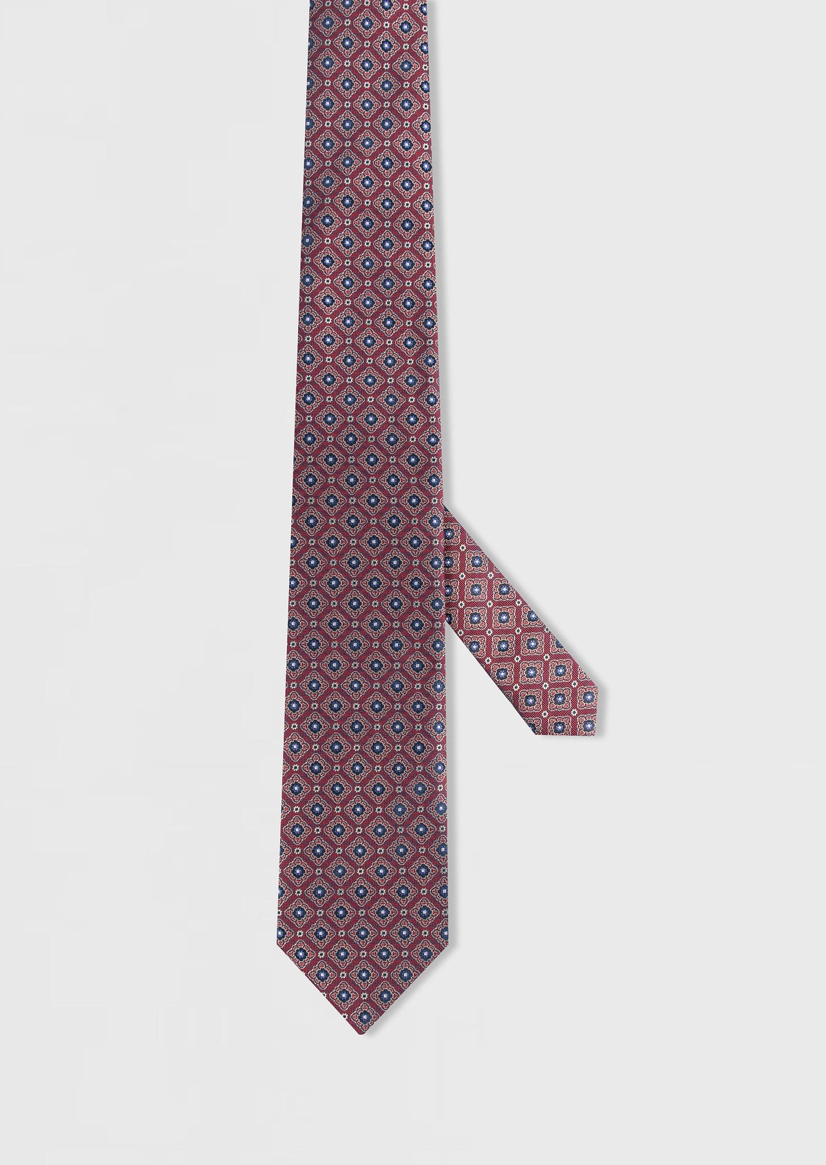Light Burgundy Patterned Tie