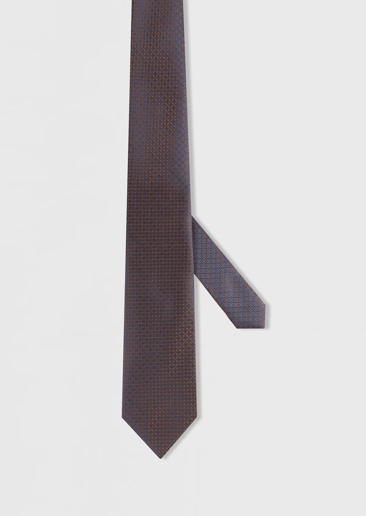 Navy Patterned Tie
