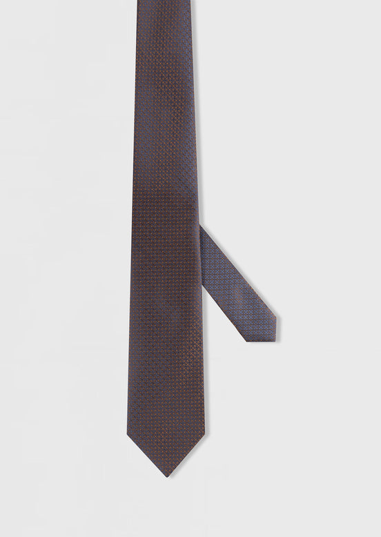 Navy Patterned Tie