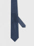 Standard Fit Light Navy Patterned Tie