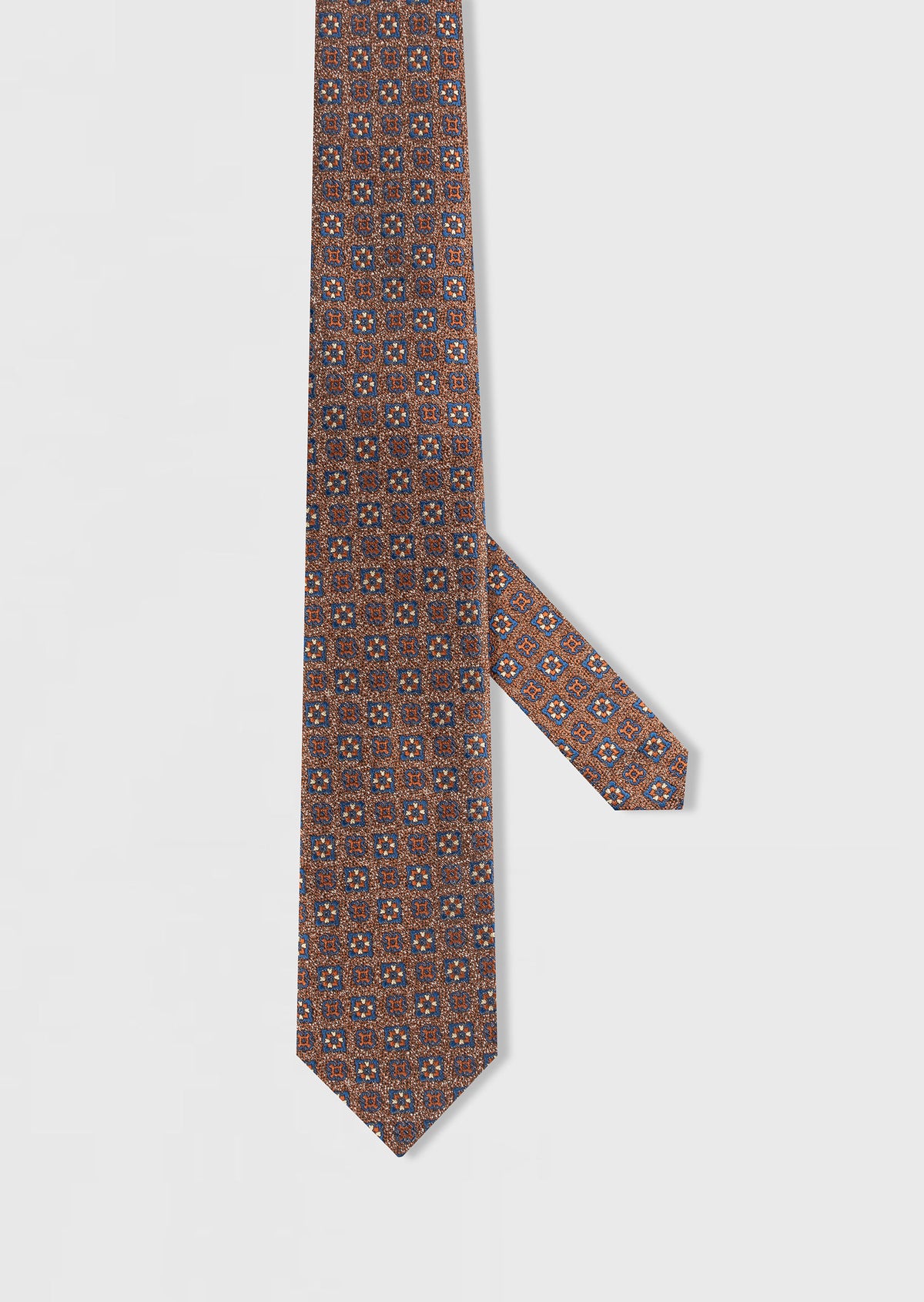Light Brown Patterned Tie