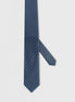 Navy Patterned Tie