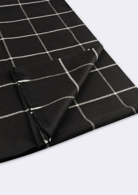 Standard Fit Black Winter Scarf
