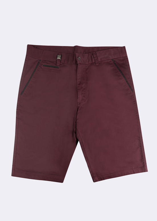 Burgundy Bermuda Short