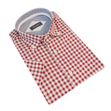Burgundy Short Sleeve Shirt