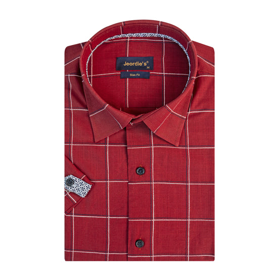 Burgundy Short Sleeve Shirt