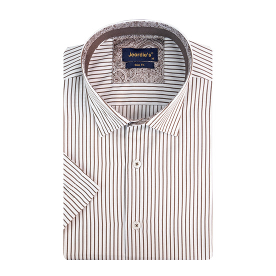 Brown Short Sleeve Shirt