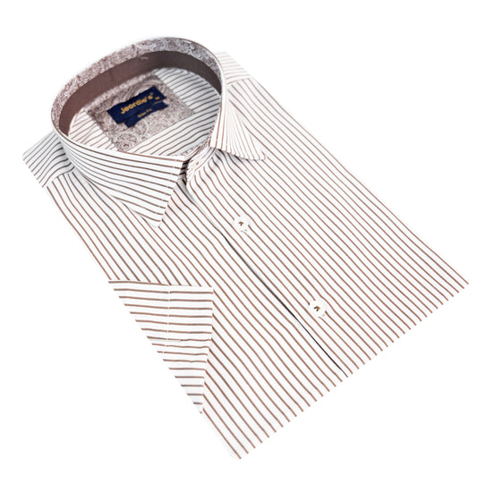 Brown Short Sleeve Shirt
