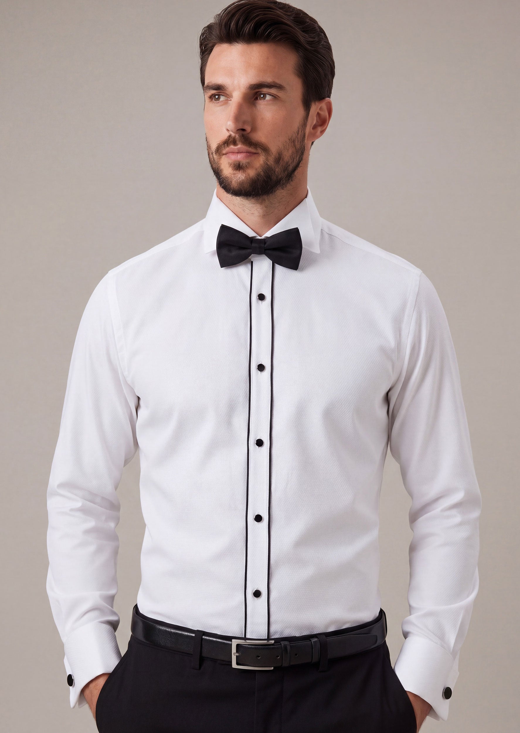 White Wing Collar Shirt