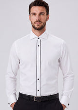 White Wing Collar Shirt