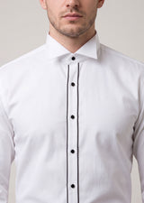 White Wing Collar Shirt