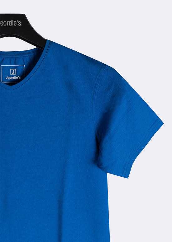 Sax Blue V-Neck T-shirt