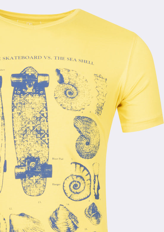 Yellow V-Neck T-shirt