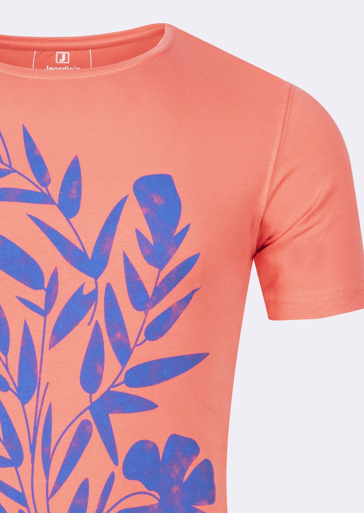 Orange Crew Neck T-shirt