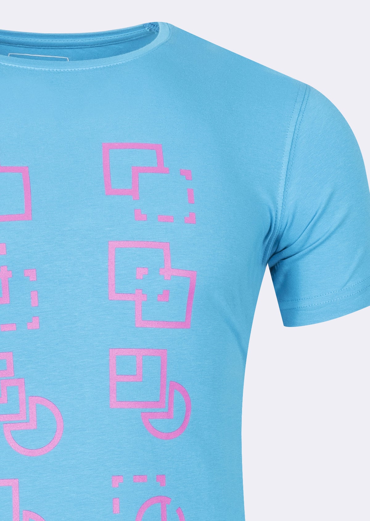 Sky Blue Crew Neck T-shirt