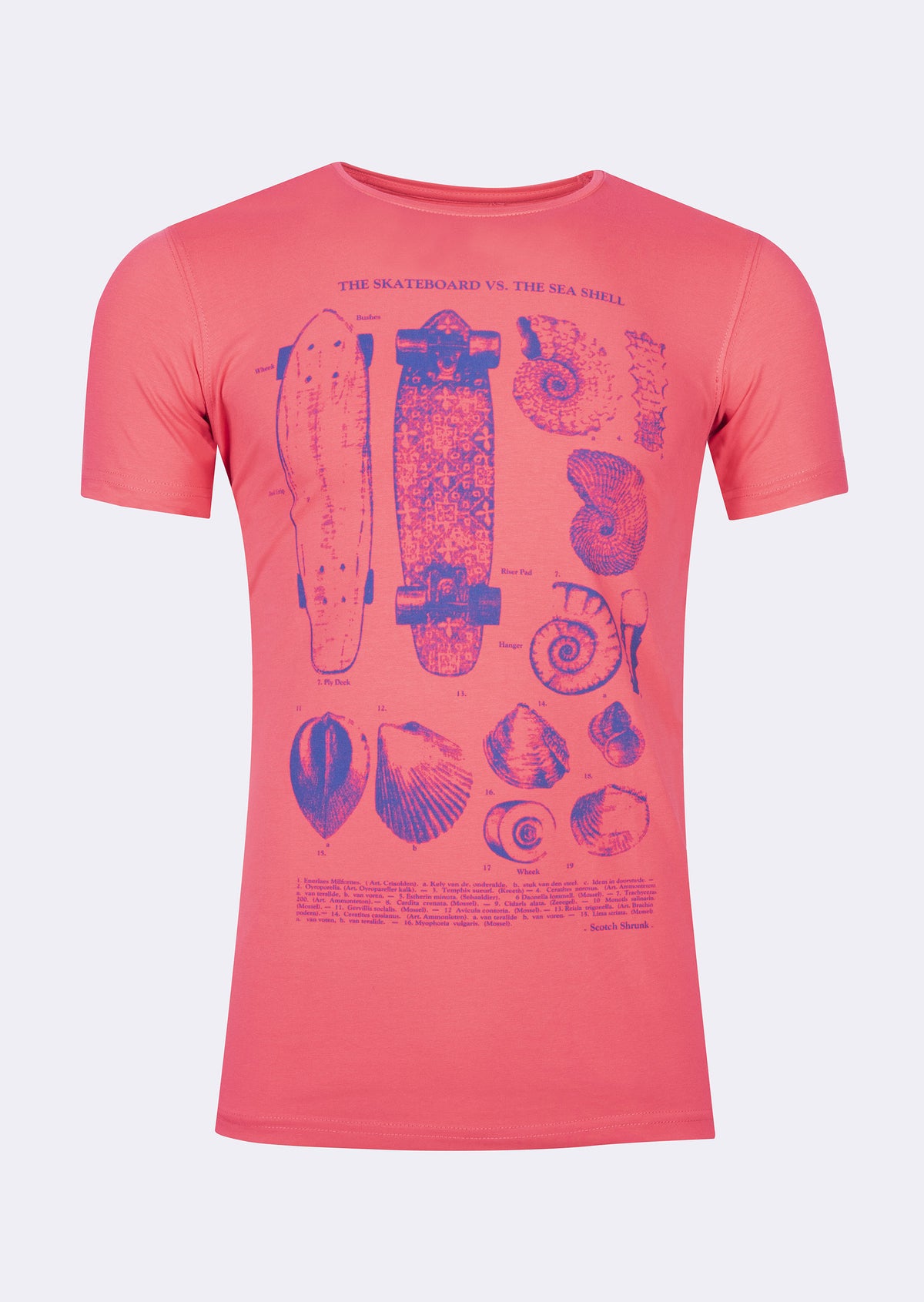 Fuchsia Crew Neck T-shirt