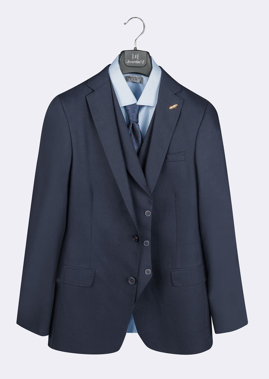 Dark Navy Three-Piece Suit