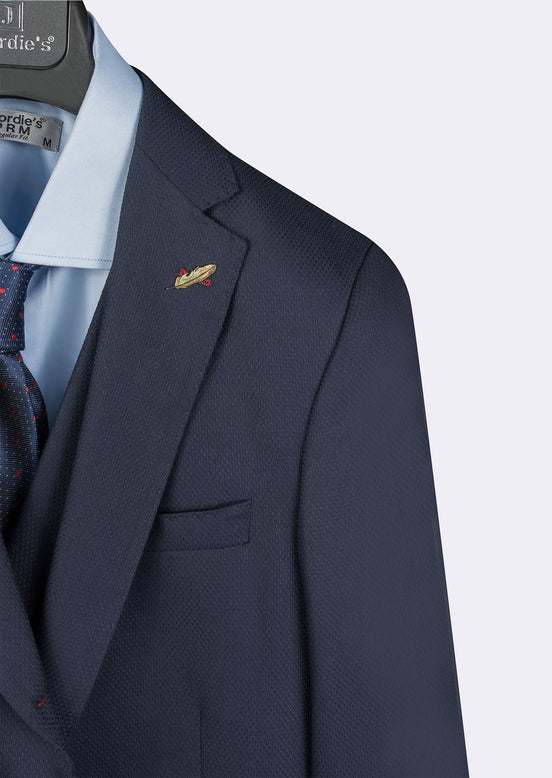 Dark Navy Three-Piece Suit