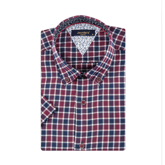 Burgundy Short Sleeve Shirt